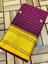 Checks Paithani By Psw Gold Weaving Cotton Silk Designer Sarees Wholesalers In Delhi